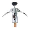 Corkscrew with a wine cork Royalty Free Stock Photo
