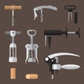 Corkscrews set