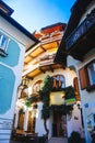 Corlorful houses in Hallstatt, Austira Royalty Free Stock Photo