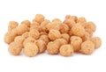 Corn balls snack on white Royalty Free Stock Photo