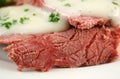 Corn Beef And White Sauce