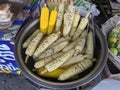 ,Corn boile,Thai food, street in Thailand, delicious, useful