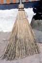 Corn broom Royalty Free Stock Photo