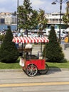 corn cart,Istanbul, Turkey. Royalty Free Stock Photo