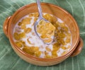 Corn Cereal With Milk Royalty Free Stock Photo