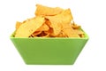 Corn Chips in Bowl Royalty Free Stock Photo