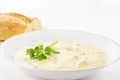 Corn Chowder and Bread