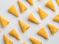 Corn cones pattern Royalty Free Stock Photo
