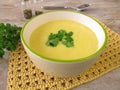 Corn cream soup Royalty Free Stock Photo