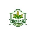 Corn farm logo concept inspiration