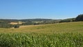 Corn fields, Meadows and forest in the Luxembourg countryside