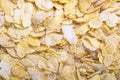 Corn flakes background Royalty Free Stock Photo