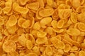 Corn flakes background and texture. Top view cornflake cereal box for breakfast Royalty Free Stock Photo