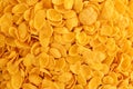 Corn flakes background texture. Top view cornflake cereal box for morning breakfast Royalty Free Stock Photo
