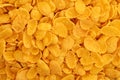 Corn flakes background texture. Top view cornflake cereal box for morning breakfast Royalty Free Stock Photo