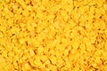 Corn-flakes background and texture. Top view. Royalty Free Stock Photo