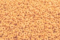 Corn-flakes background and texture. Top view Royalty Free Stock Photo