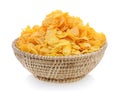 Corn flakes in basket