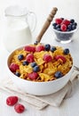 Corn flakes Royalty Free Stock Photo