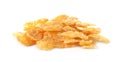 Corn flakes, cornflakes isolated on white background