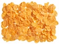 Corn flakes food background Royalty Free Stock Photo