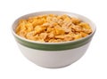 Corn Flakes Isolated with clipping path Royalty Free Stock Photo