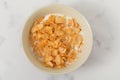 corn flakes meal healthy fresh cereal in a bowl Royalty Free Stock Photo