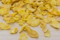 Corn flakes and texture, for morning breakfast