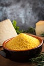 Corn Flour - Italian Polenta Royalty Free Stock Photo