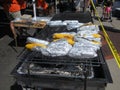 Corn on the Grill at a Local Street Fair