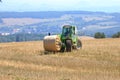 Corn harvest in autumn