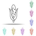 Corn, Harvesting icon. Elements of Thanksgiving day in multi color style icons. Simple icon for websites, web design, mobile app, Royalty Free Stock Photo