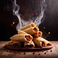 Corn husk wrapped tamales, traditional Mexican cuisine