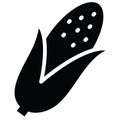 Basic RGB Corn Isolated Vector icon which can easily modify or edit Royalty Free Stock Photo