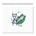 Corn line icon