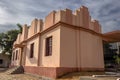 CornÃ©lio Ramos Museum, former railway station in the city of CatalÃ£o in GoiÃ¡s. Royalty Free Stock Photo