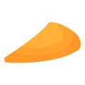 Corn nachos icon cartoon vector. Sauce day party