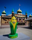 Corn Palace Corncob Statue - Mitchell, South Dakota