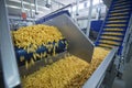 Corn puffs factory Royalty Free Stock Photo