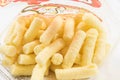 Corn puffs & x28;pufuleti& x29; Royalty Free Stock Photo