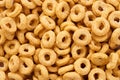 Corn rings close-up. Cereals.