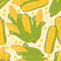 Corn seamless pattern