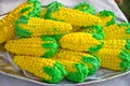Corn shaped biscuits