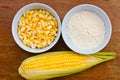 Corn and starch Royalty Free Stock Photo