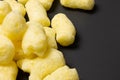 Corn sticks on a dark background Royalty Free Stock Photo