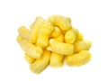 Corn sticks isolated on white background. Royalty Free Stock Photo