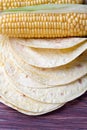 Corn tortillas Royalty Free Stock Photo