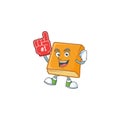 Cornbread in the cartoon character foam finger shape