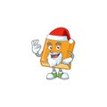 Cornbread in the cartoon character santa claus shape