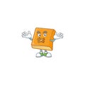 Cornbread in the cartoon character silent shape